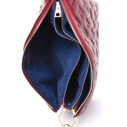 Louis Vuitton Lambskin Embossed Monogram Coussin PM Wine 4 of 8