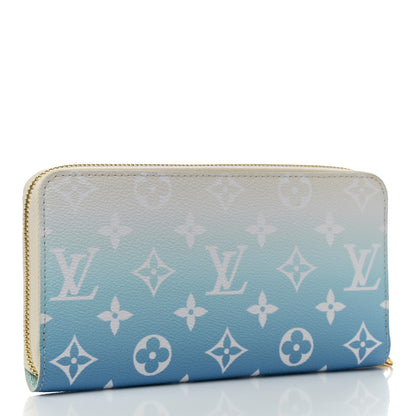 Louis Vuitton Monogram Giant By The Pool Zippy Wallet Blue 3 of 7