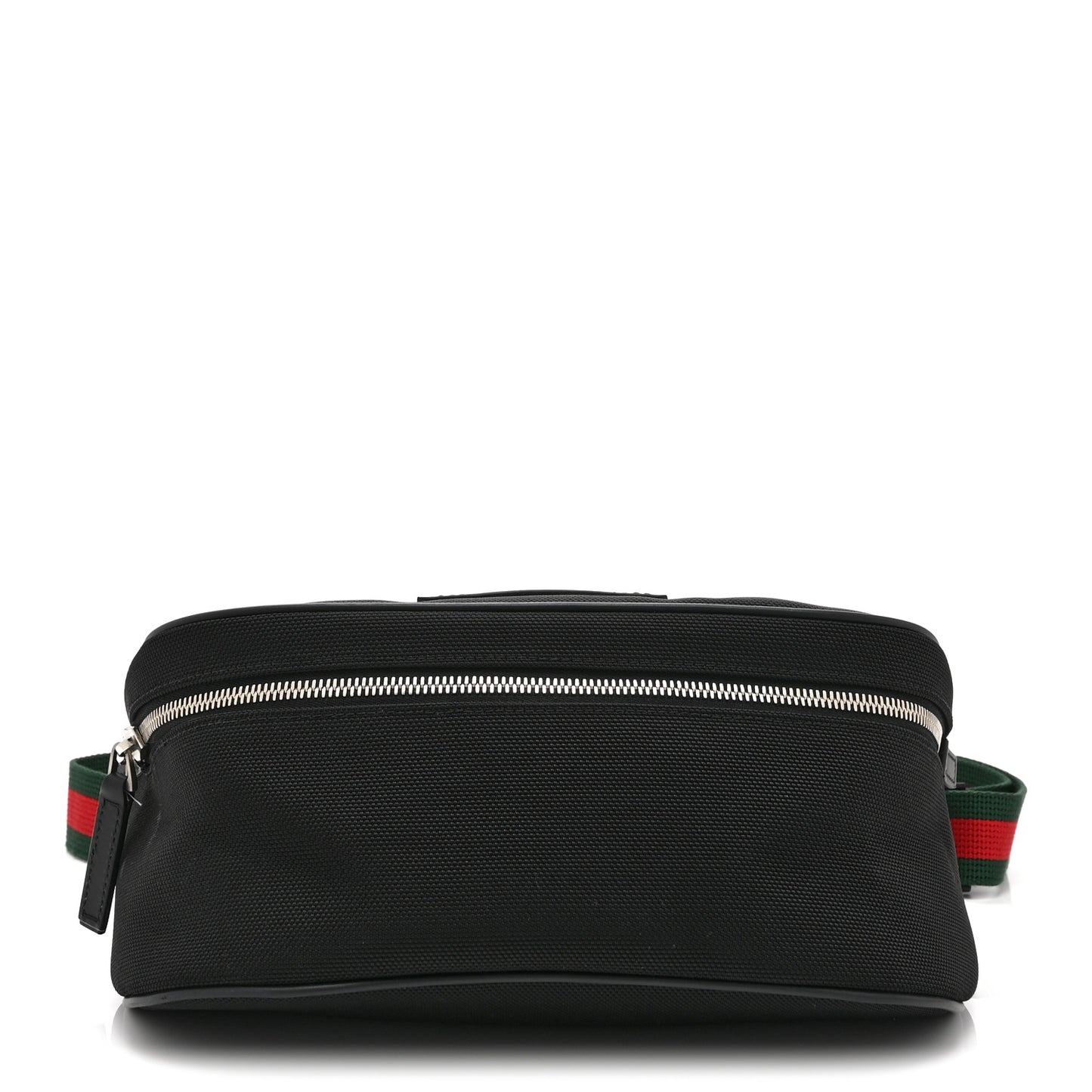 Techno Canvas Web Large Belt Bag Black