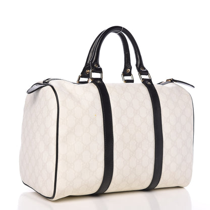 Gucci GG Plus Monogram Medium Joy Boston White Black 3 of 12