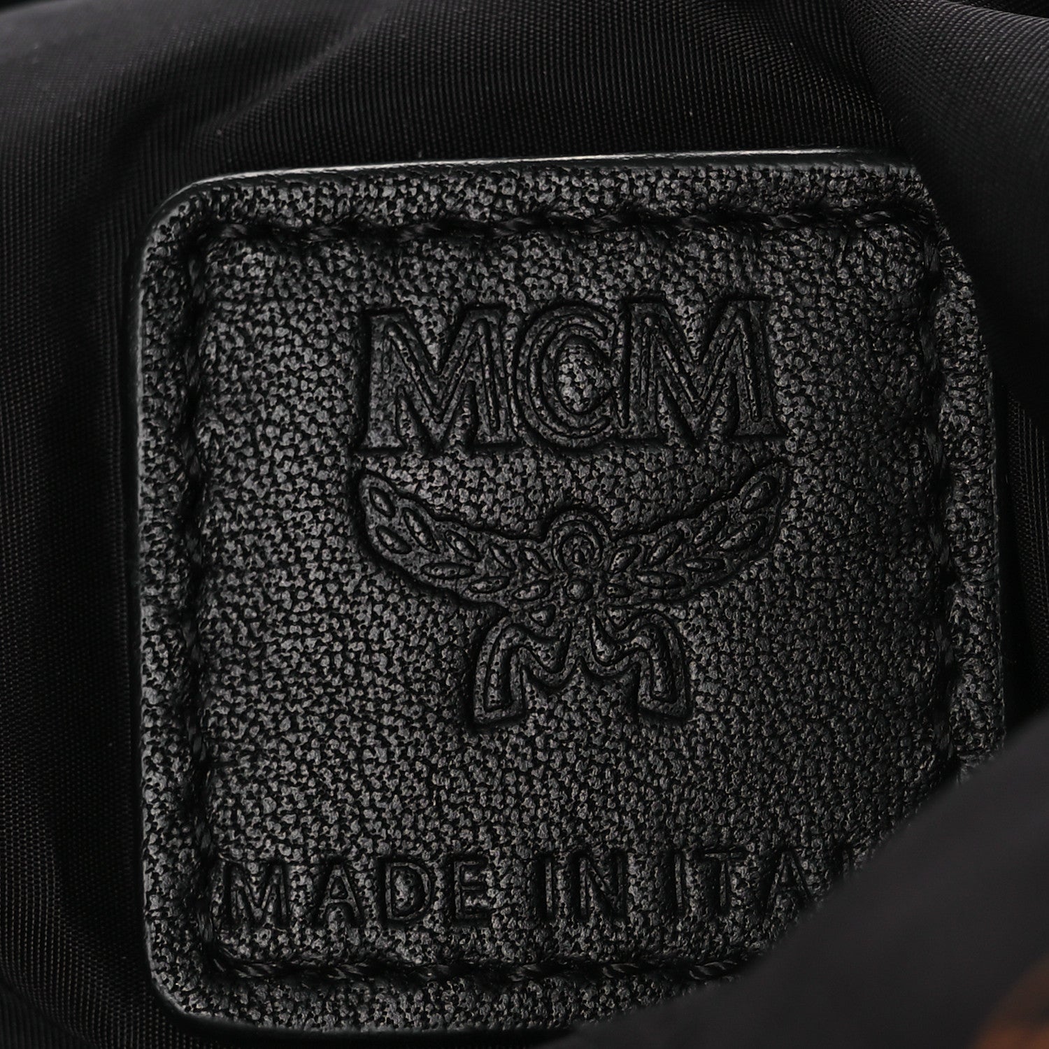 MCM Maxi Visetos Nylon Quilted Mini Aren Hobo Black 6 of 12