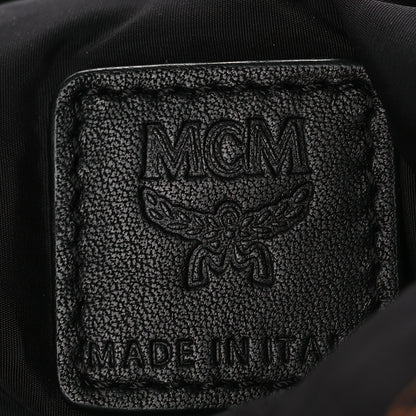 MCM Maxi Visetos Nylon Quilted Mini Aren Hobo Black 6 of 12