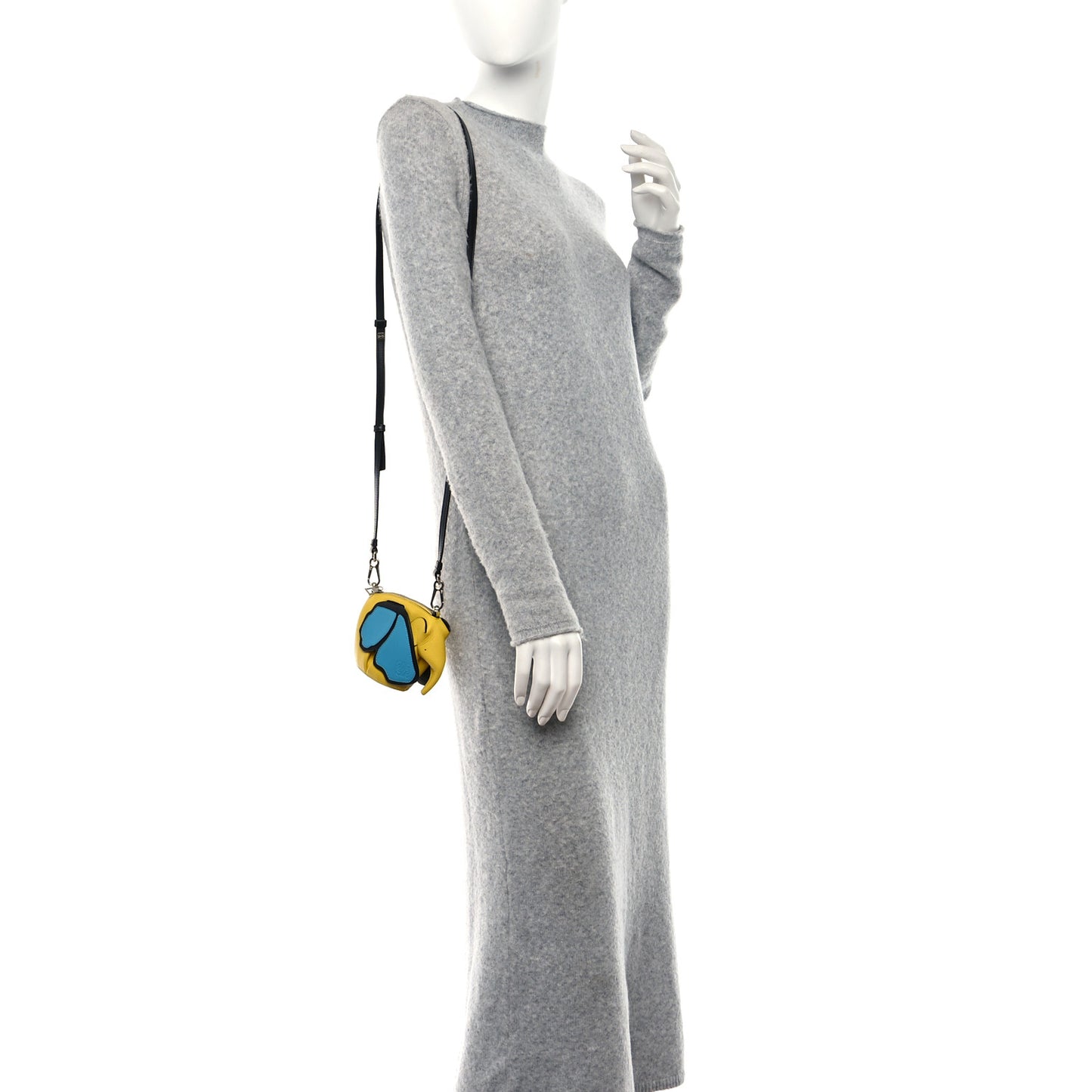 Calfskin Mini Voysey Elephant Butterfly Crossbody Bag Yellow