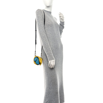 Loewe Calfskin Mini Voysey Elephant Butterfly Crossbody Bag Yellow 2 of 9
