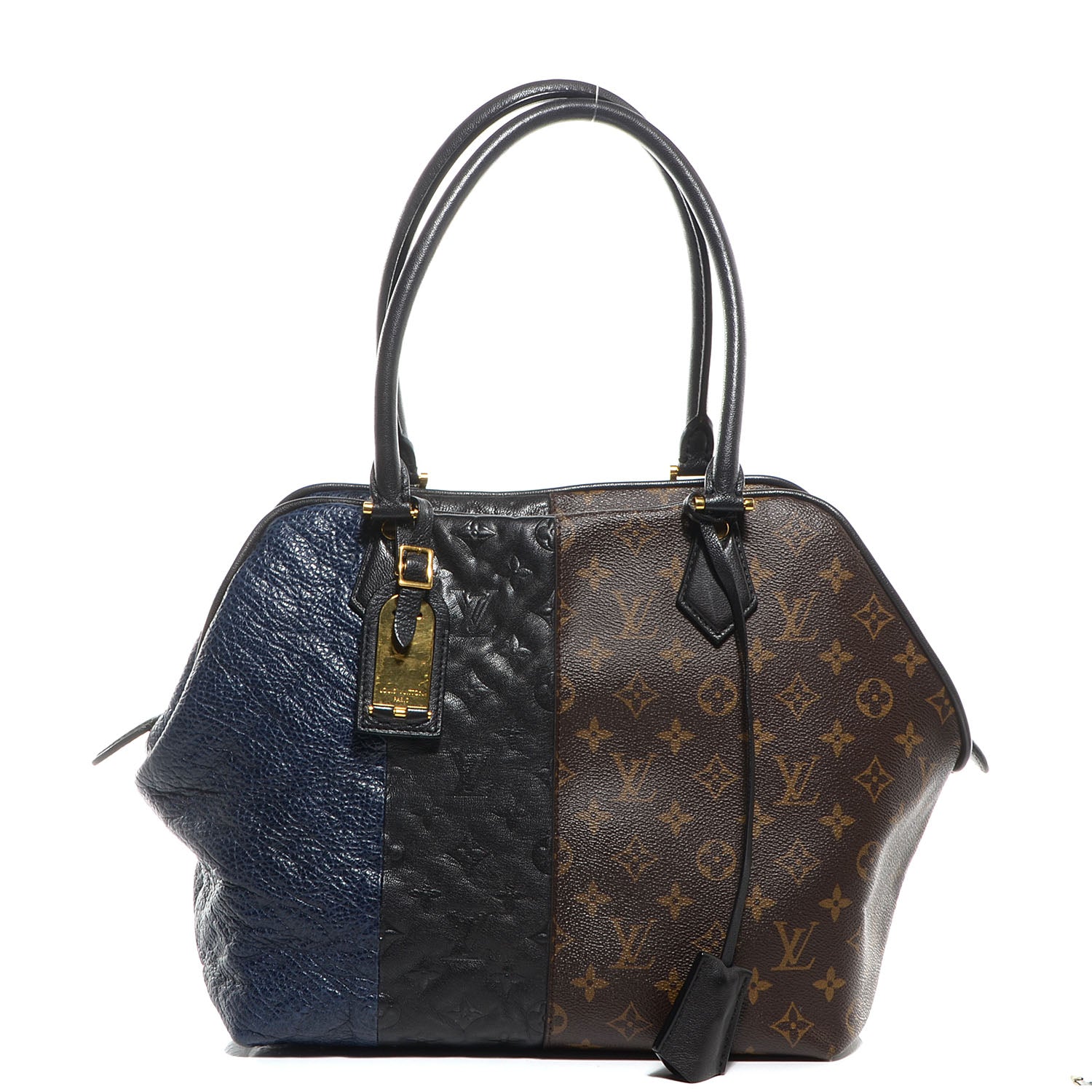 Louis Vuitton Monogram Stripes Medium Bag Marine 1 of 8