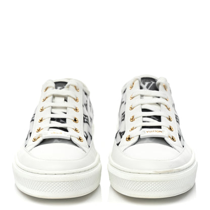 Louis Vuitton Technical Fabric Calfskin Monogram Stellar Sneakers 38 Black 2 of 10