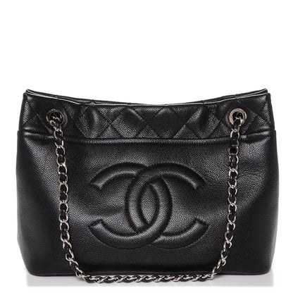 Chanel Caviar Timeless CC Soft Tote Black 1 of 7