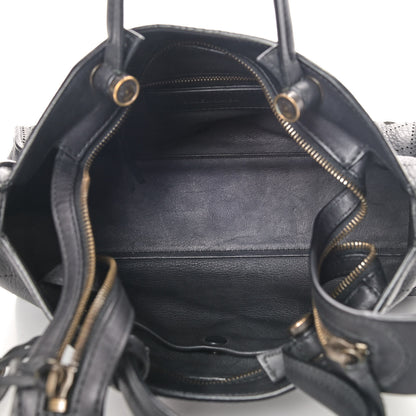 Balenciaga Veau Grana Perforated Blackout Hardware S City Black 5 of 10