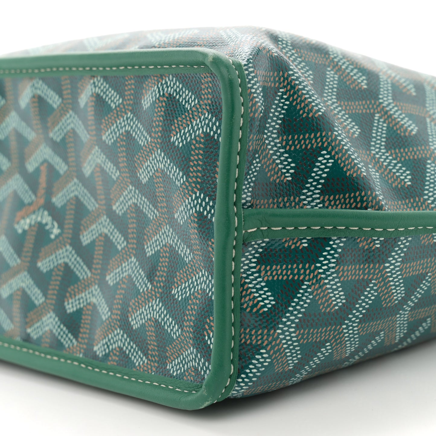 Goyardine Reversible Mini Anjou Green