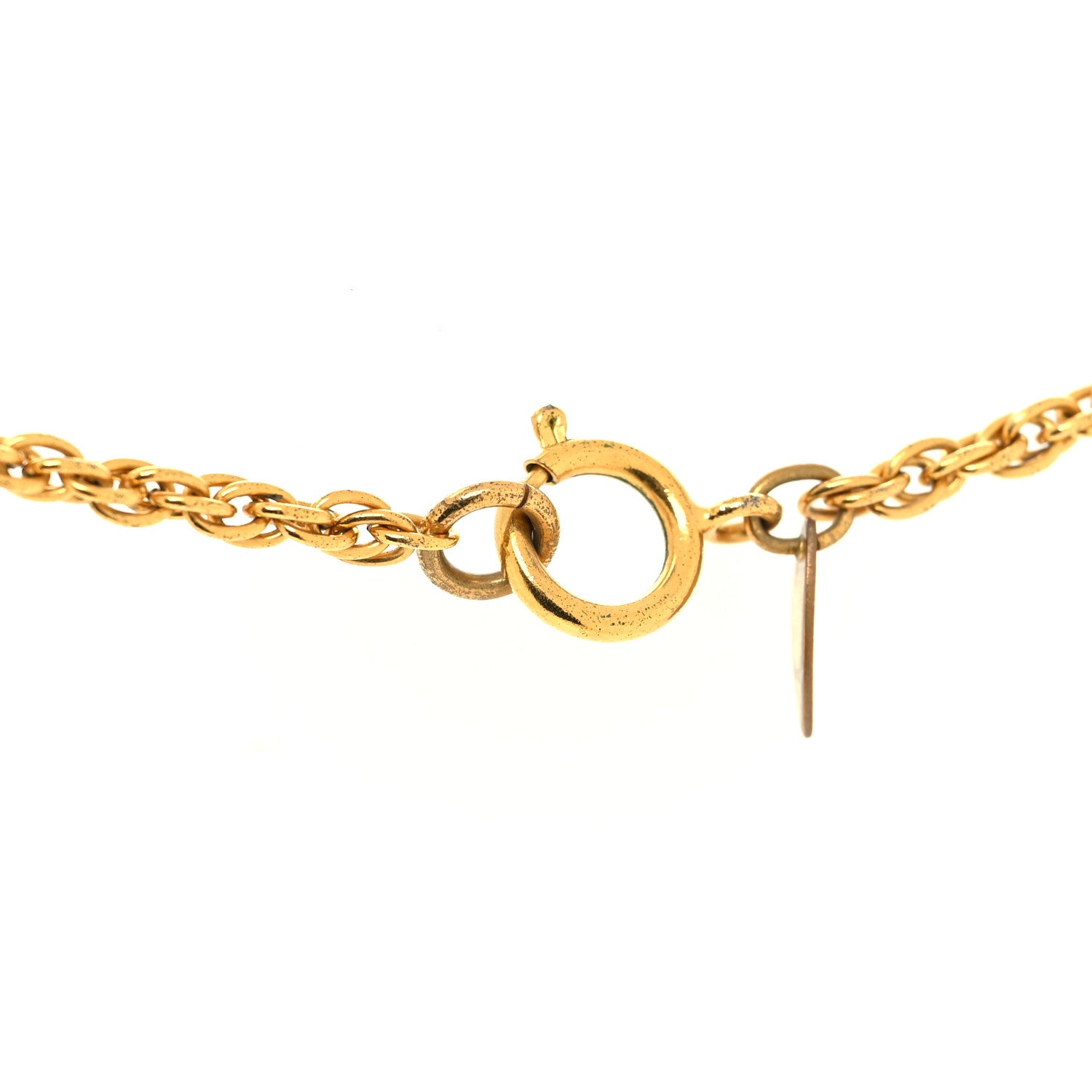 Chanel Metal CC Necklace Gold 4 of 5