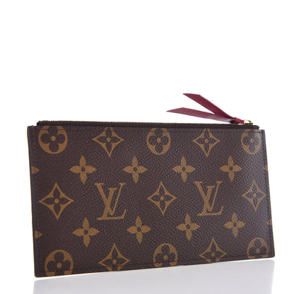 Louis Vuitton Monogram Felicie Chain Wallet Zippered Insert Fuchsia 3 of 7