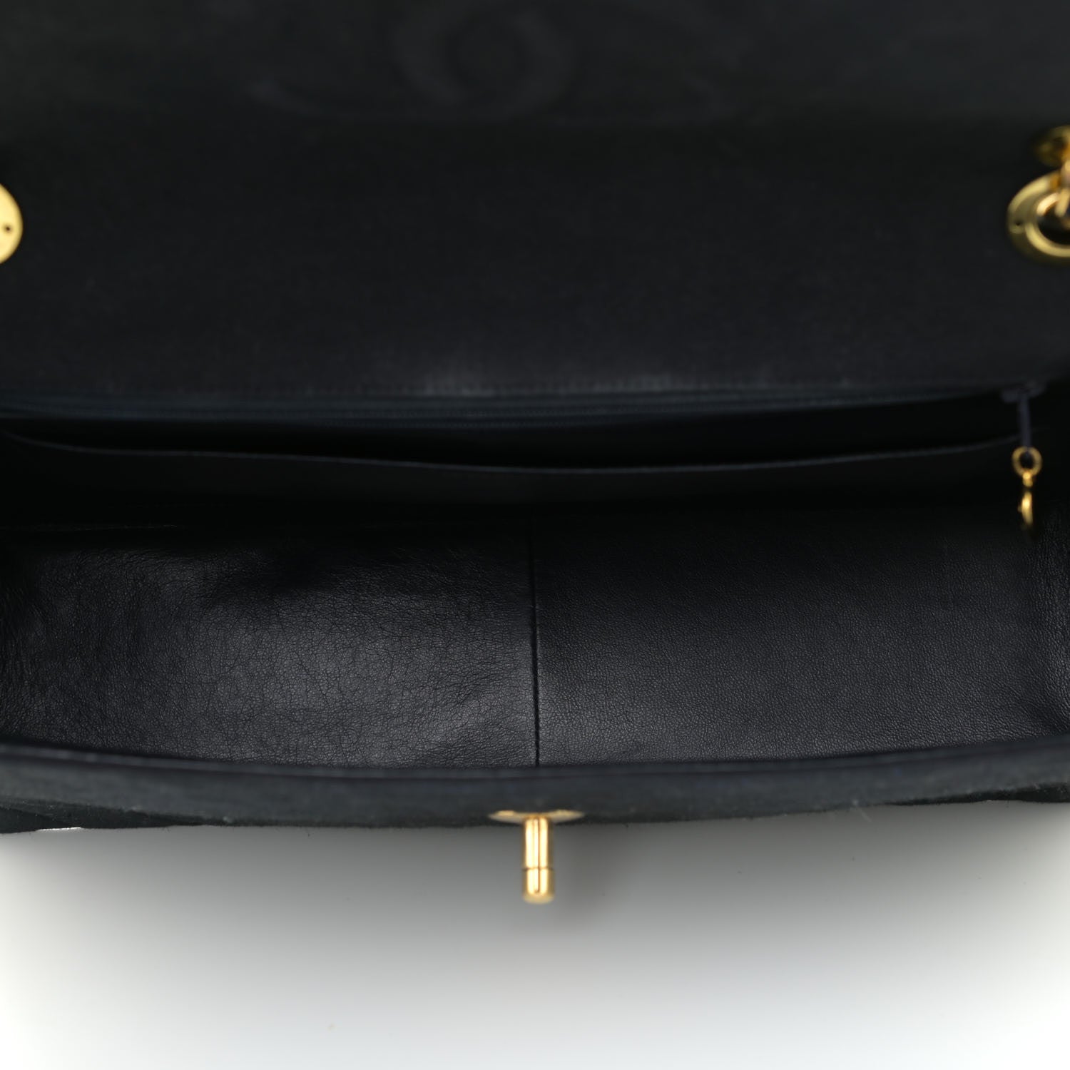 Chanel Canvas Quilted XL Jumbo Single Flap Black 7 of 9