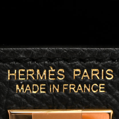 Hermes Epsom Mini Kelly Sellier 20 Black 6 of 11