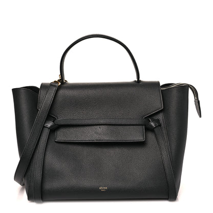 Celine Grained Calfskin Mini Belt Bag Black 1 of 12