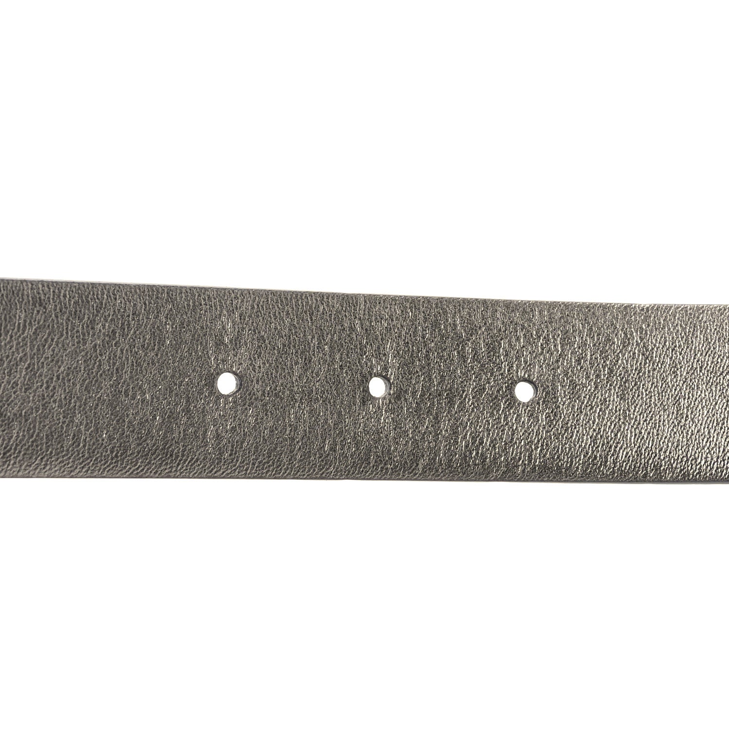Chanel Metallic Calfskin Crystal CC Chain Belt 85 Silver 3 of 7