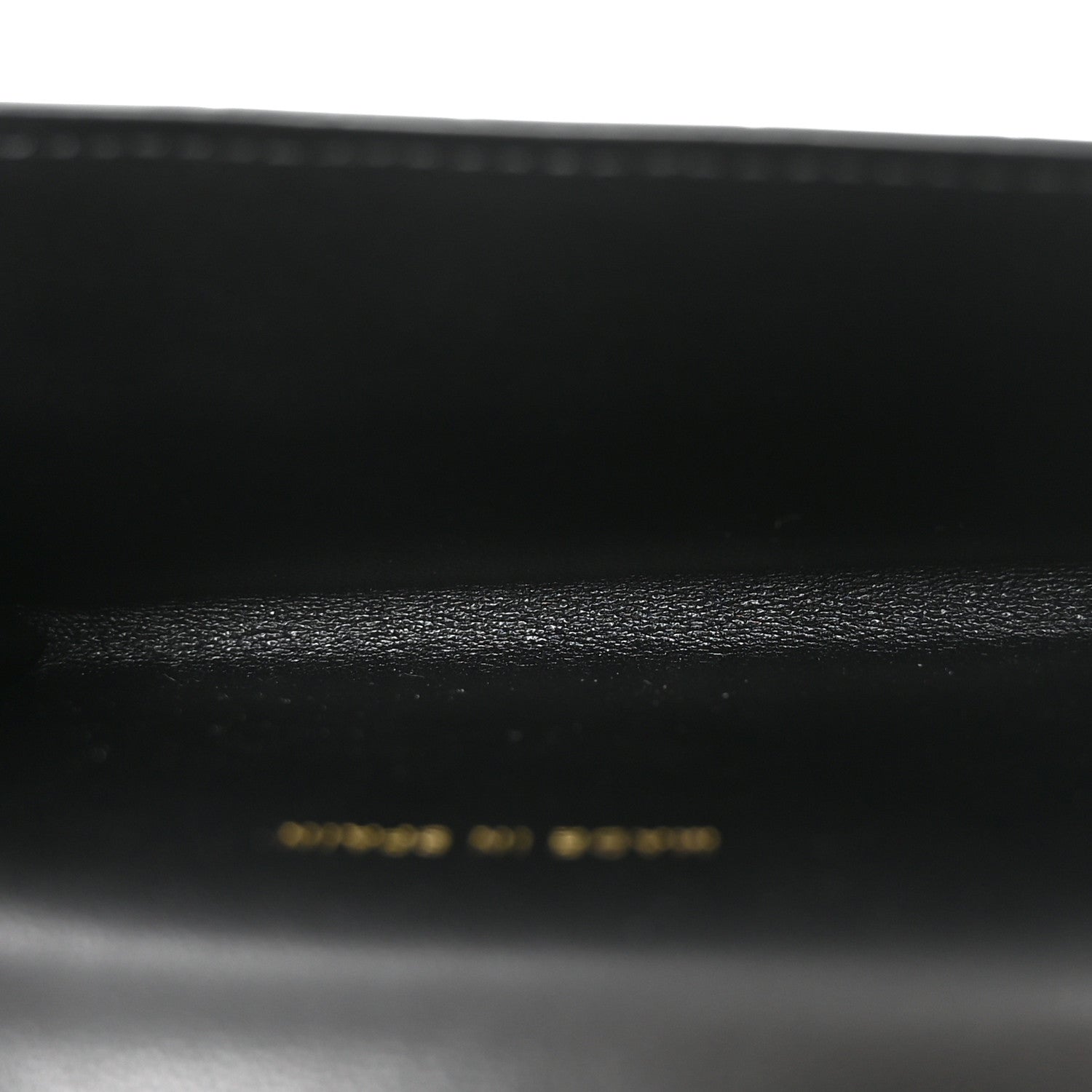 Chanel Calfskin Crocodile Embossed Crococo Flap Cardholder Black 5 of 9