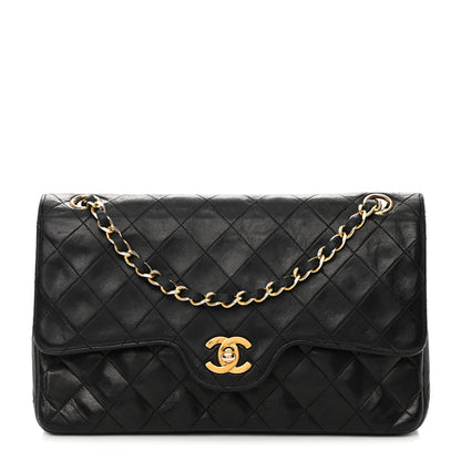 Chanel Lambskin Quilted Medium Double Flap Black 1 of 25
