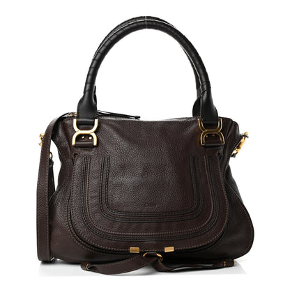 Chloe Calfskin Medium Marcie Satchel Truffle 1 of 4