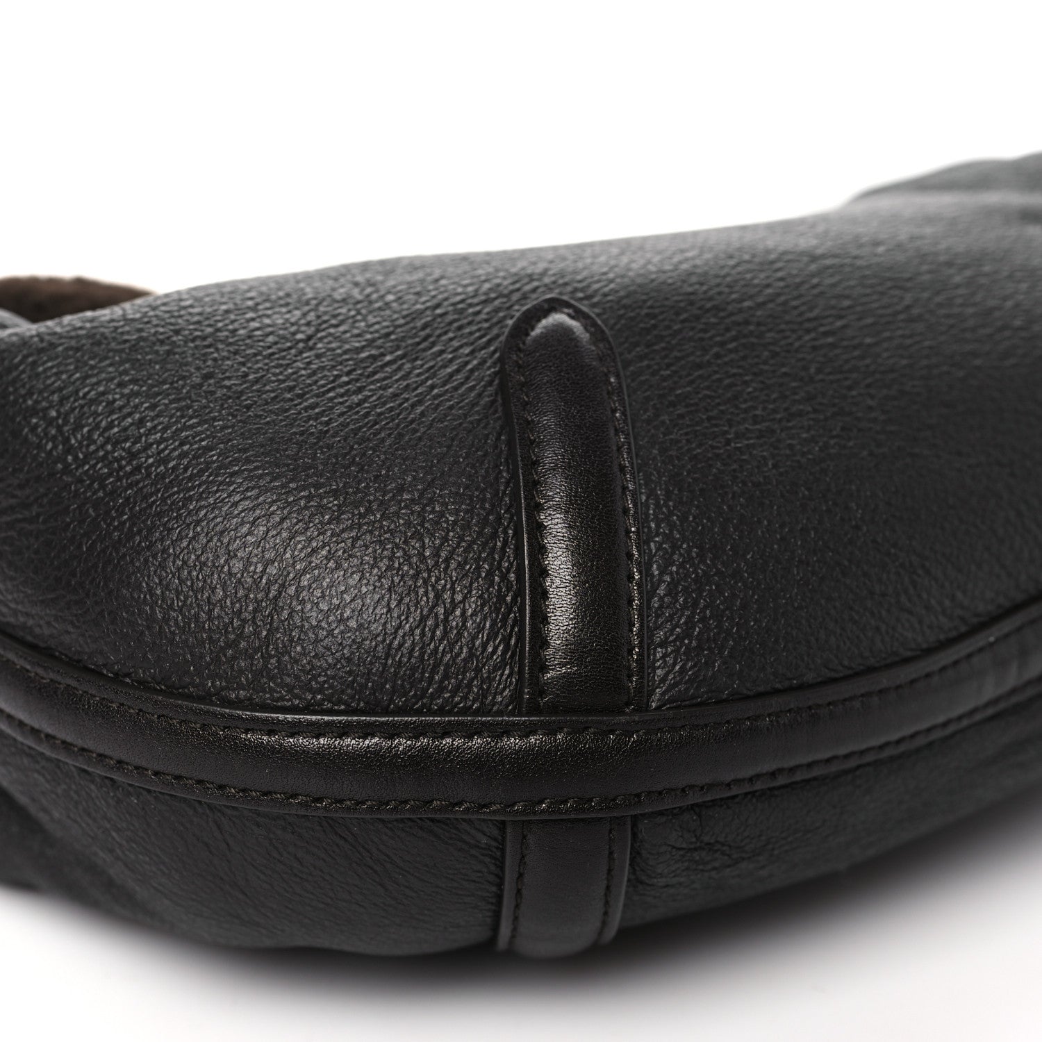 Bottega Veneta Calfskin Shearling Aviator Mini Jodie Dark Brown Fondant 10 of 11