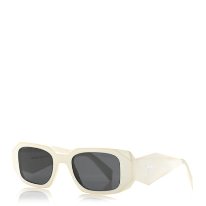 Prada Acetate Symbole Sunglasses SPR 17W White 1 of 8