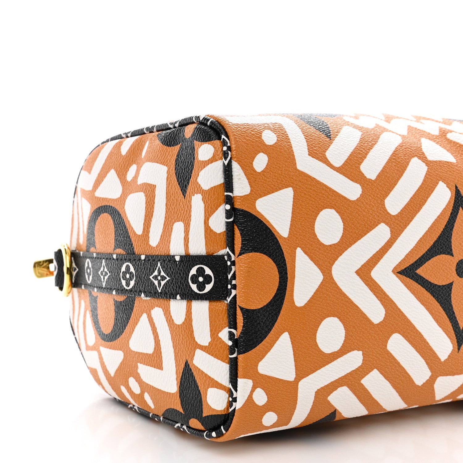 Louis Vuitton Monogram Giant Crafty Speedy Bandouliere 25 Creme Caramel 8 of 9