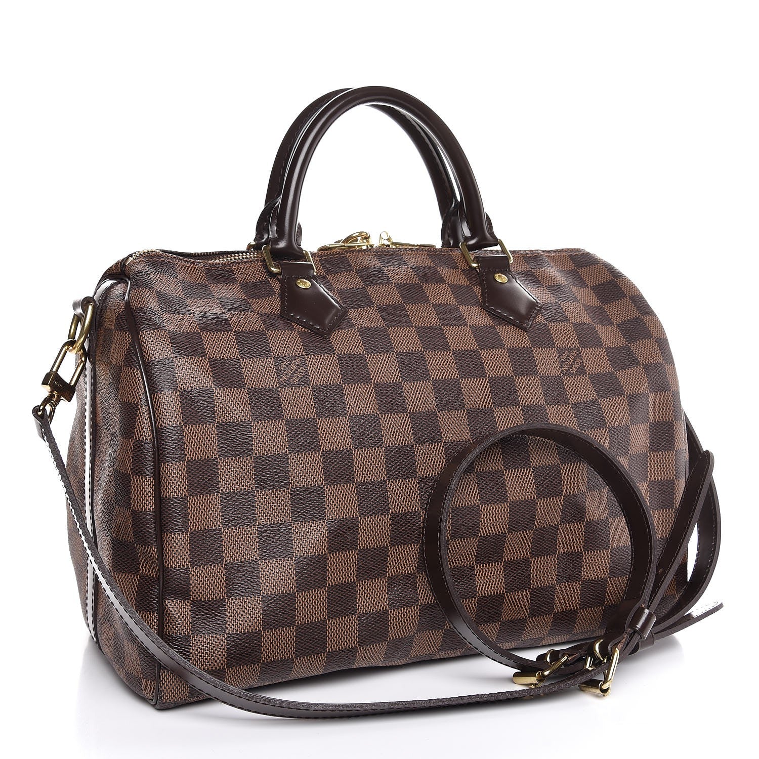 Louis Vuitton Damier Ebene Speedy Bandouliere 30 3 of 7