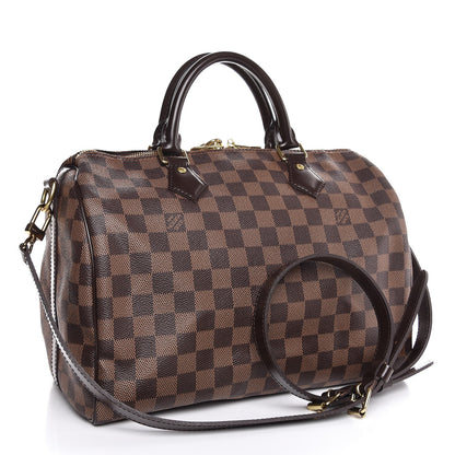 Louis Vuitton Damier Ebene Speedy Bandouliere 30 3 of 7