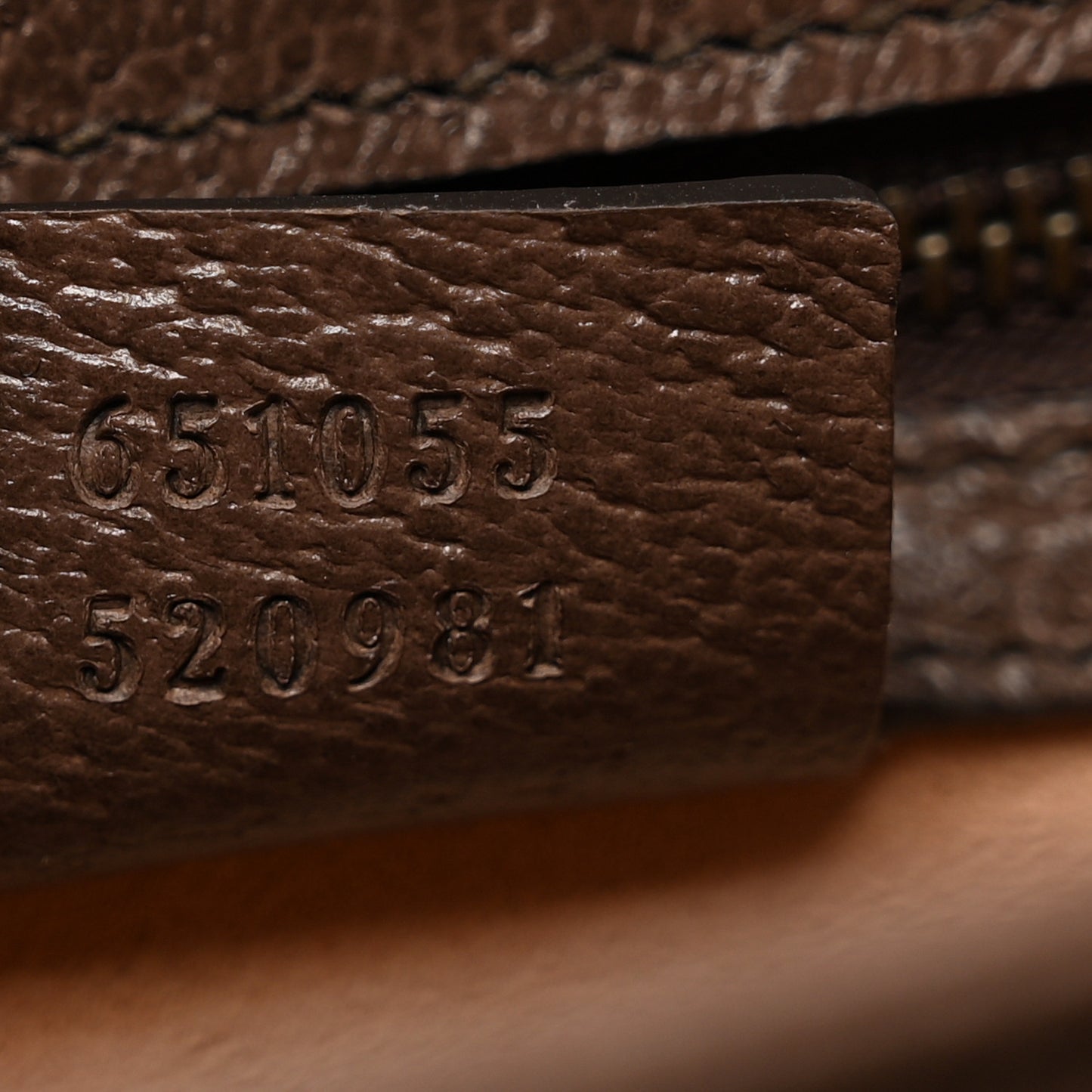 GG Supreme Monogram Textured Dollar Calfskin Web Small Ophidia Padlock Top Handle Bag Beige Ebony New Acero