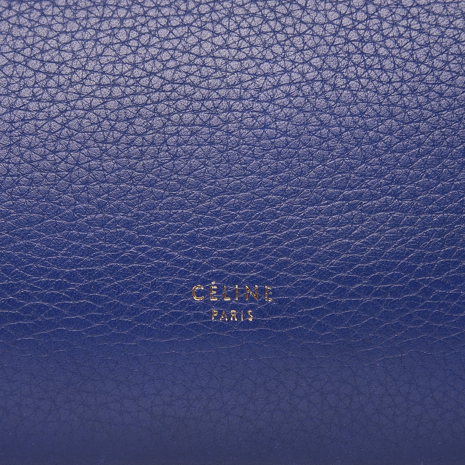 Celine Drummed Calfskin Small Belt Bag Indigo 7 of 9