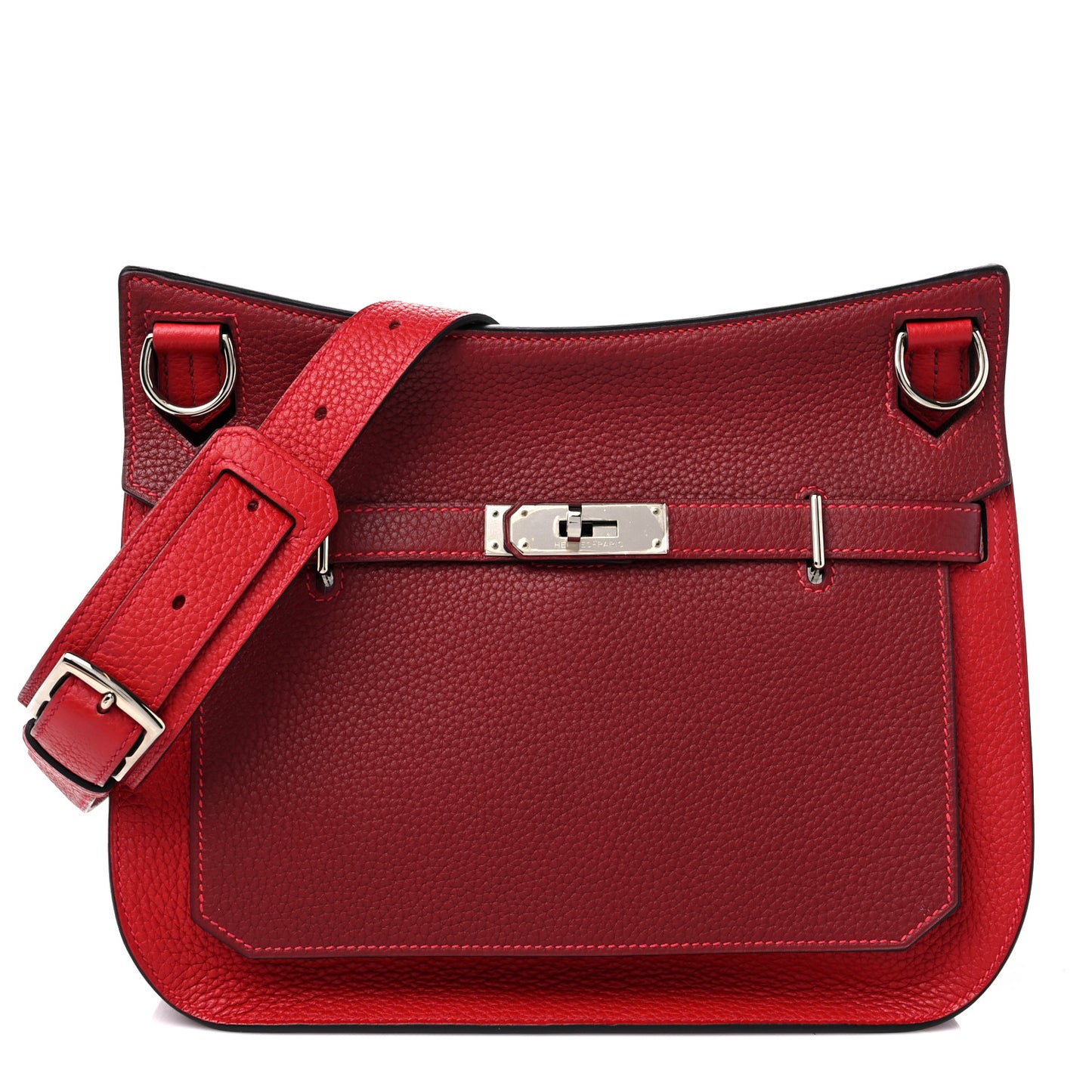 Taurillon Clemence Bi-Color Jypsiere 28 Rouge H Rouge Casaque