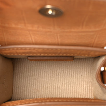 Jacquemus Suede Crocodile Embossed Le Chiquito Honey 5 of 13