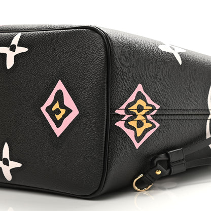 Louis Vuitton Monogram Giant Wild At Heart Neverfull MM Black 10 of 11