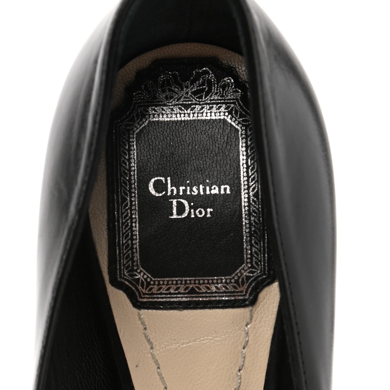 Christian Dior Calfskin Songe 100 Pumps 35 Black 7 of 9