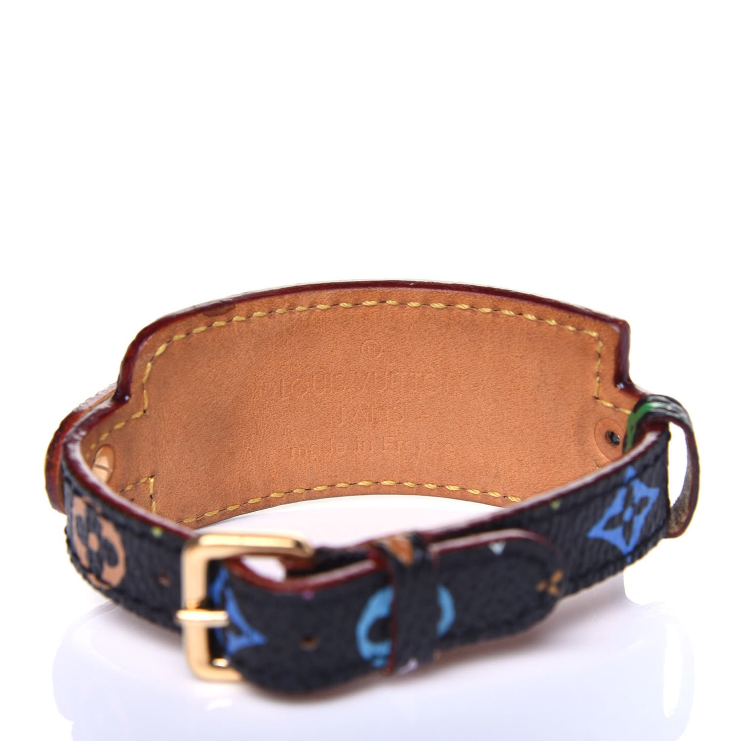 Monogram Multicolor Address Wish Bracelet Black