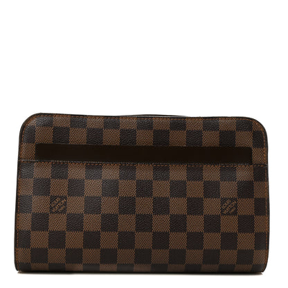 Louis Vuitton Damier Ebene Pochette Saint Louis Clutch 1 of 9
