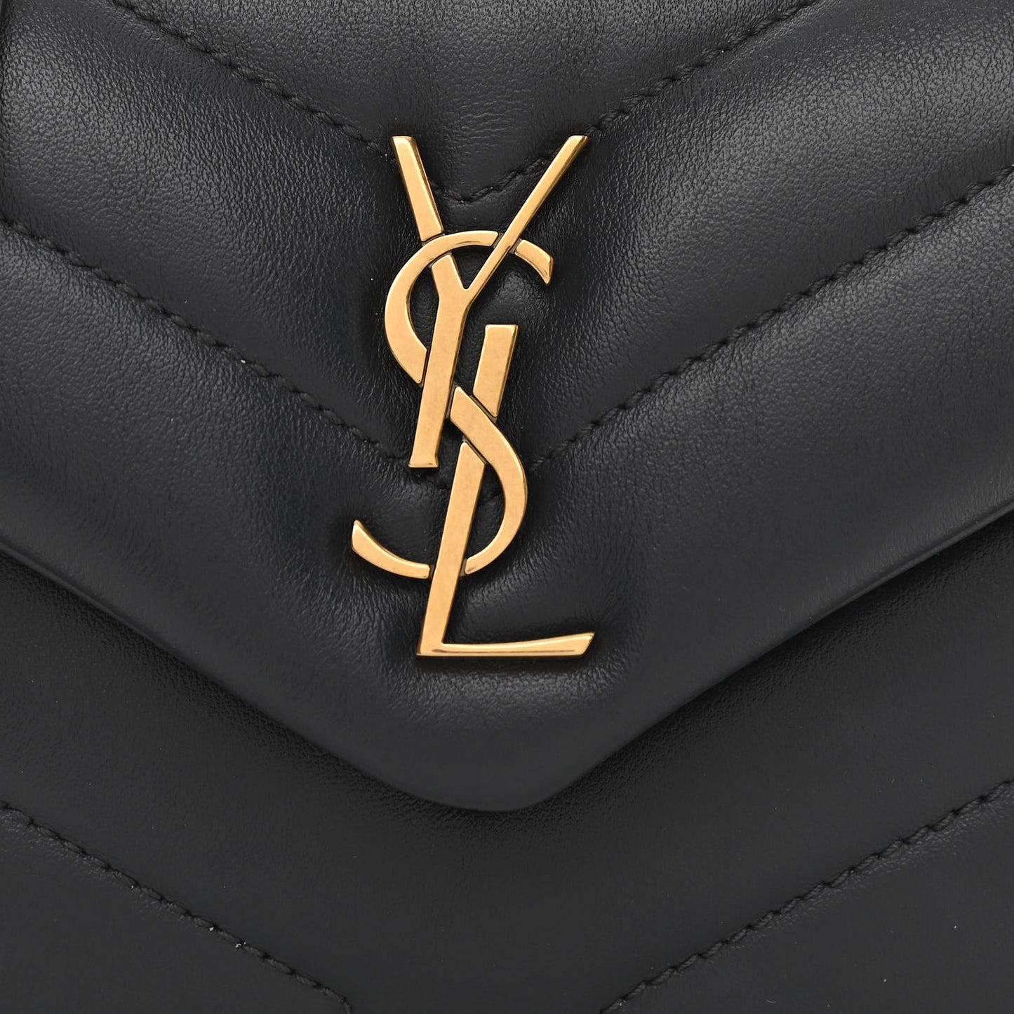 Calfskin Y Quilted Monogram Toy Loulou Crossbody Bag Graphite