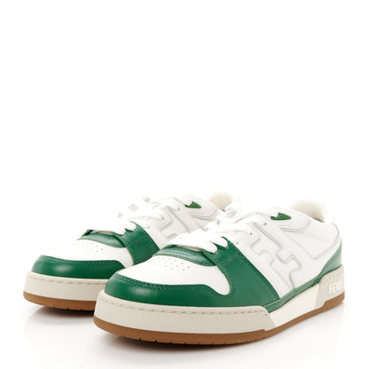Fendi Vitello Mens Fendi Match Low Top Sneakers 8 White Green 4 of 9