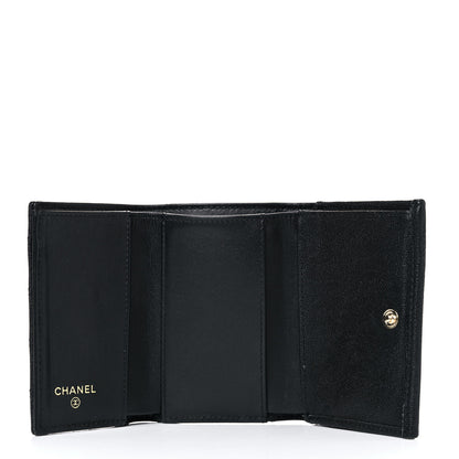 Chanel Caviar Quilted Small Boy Flap Wallet Black 5 of 14