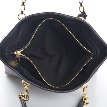 Louis Vuitton Monogram Pallas Shopper Black 7 of 10