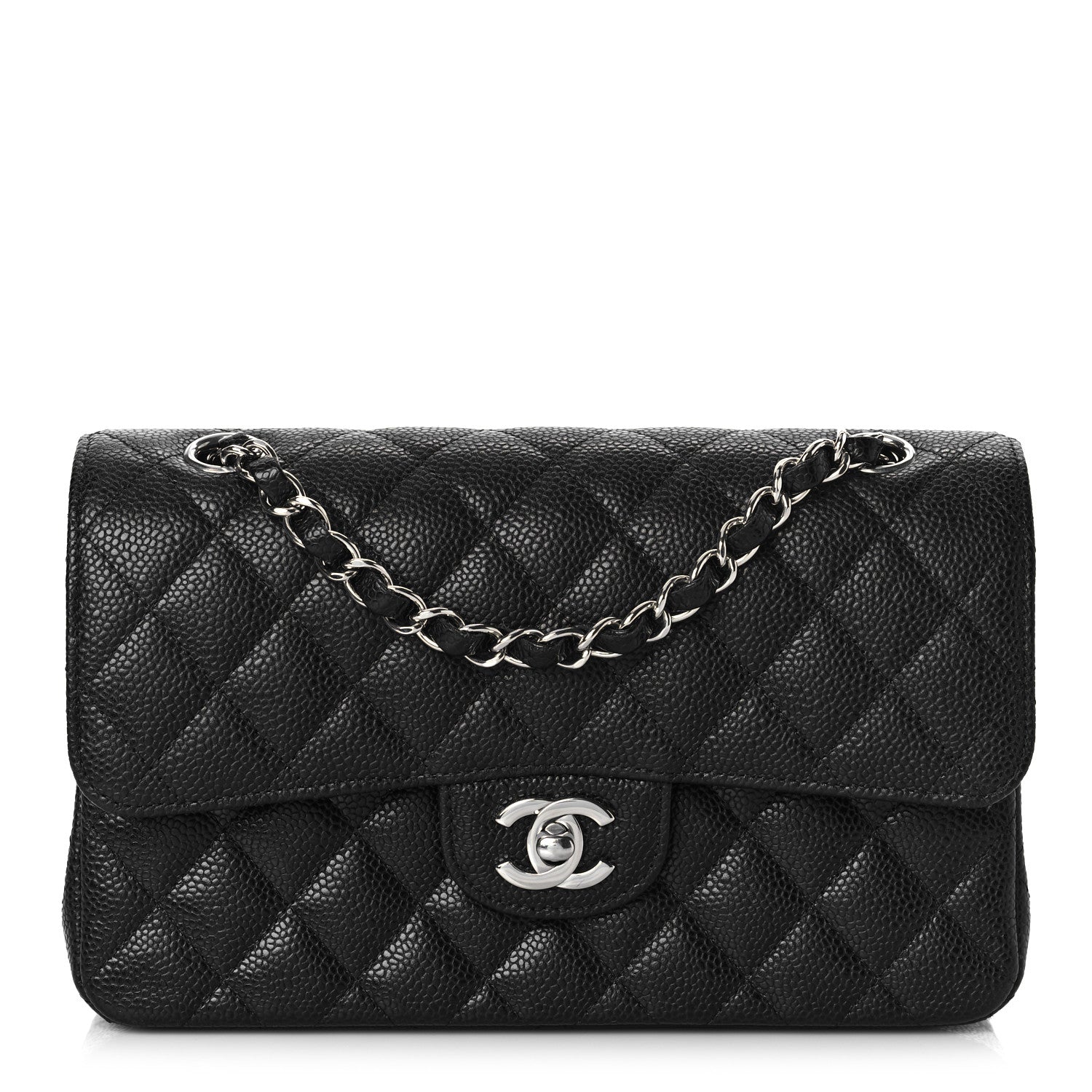 Chanel Caviar Quilted Small Double Flap Black 1 of 14
