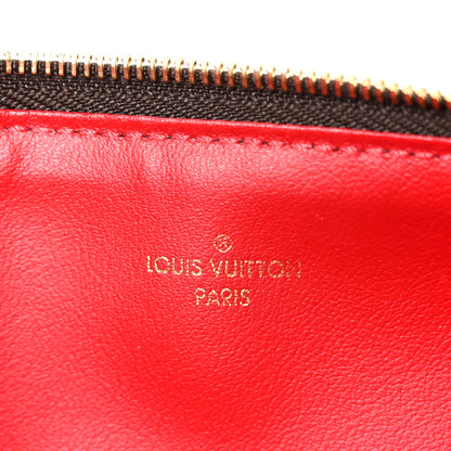 Louis Vuitton Damier Ebene Pochette Felicie Chain Wallet 9 of 16