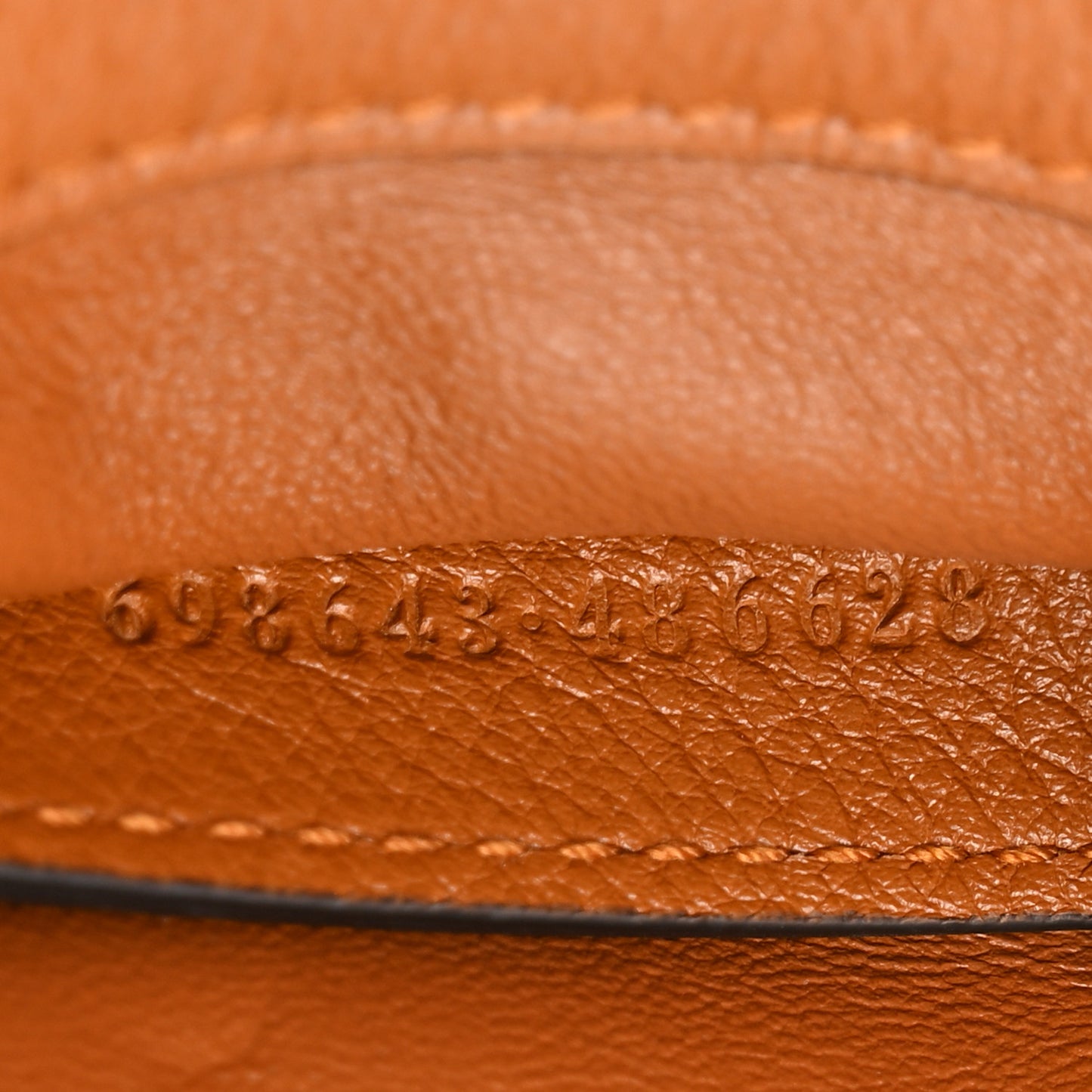 Roxy Calfskin Web Mini Blondie Shoulder Bag Cognac