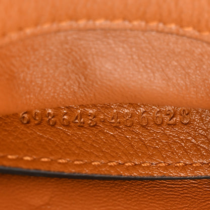 Gucci Roxy Calfskin Web Mini Blondie Shoulder Bag Cognac 7 of 11