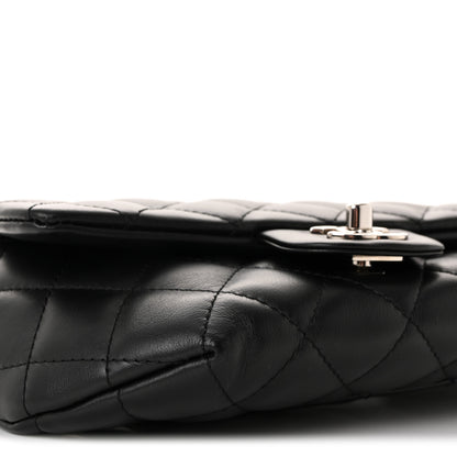 Chanel Calfskin Quilted CC Uniform Flap Belt Bag Black 9 of 10