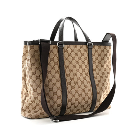 Gucci GG Monogram Large Joy Tote Bag Dark Brown 3 of 12