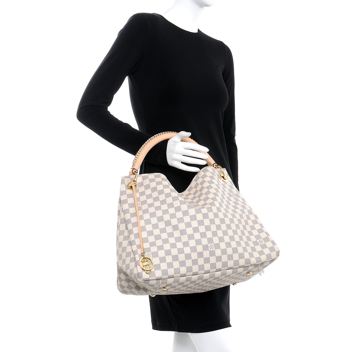Damier Azur Artsy MM
