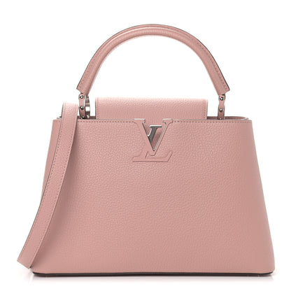 Louis Vuitton Taurillon Capucines PM Magnolia 1 of 8