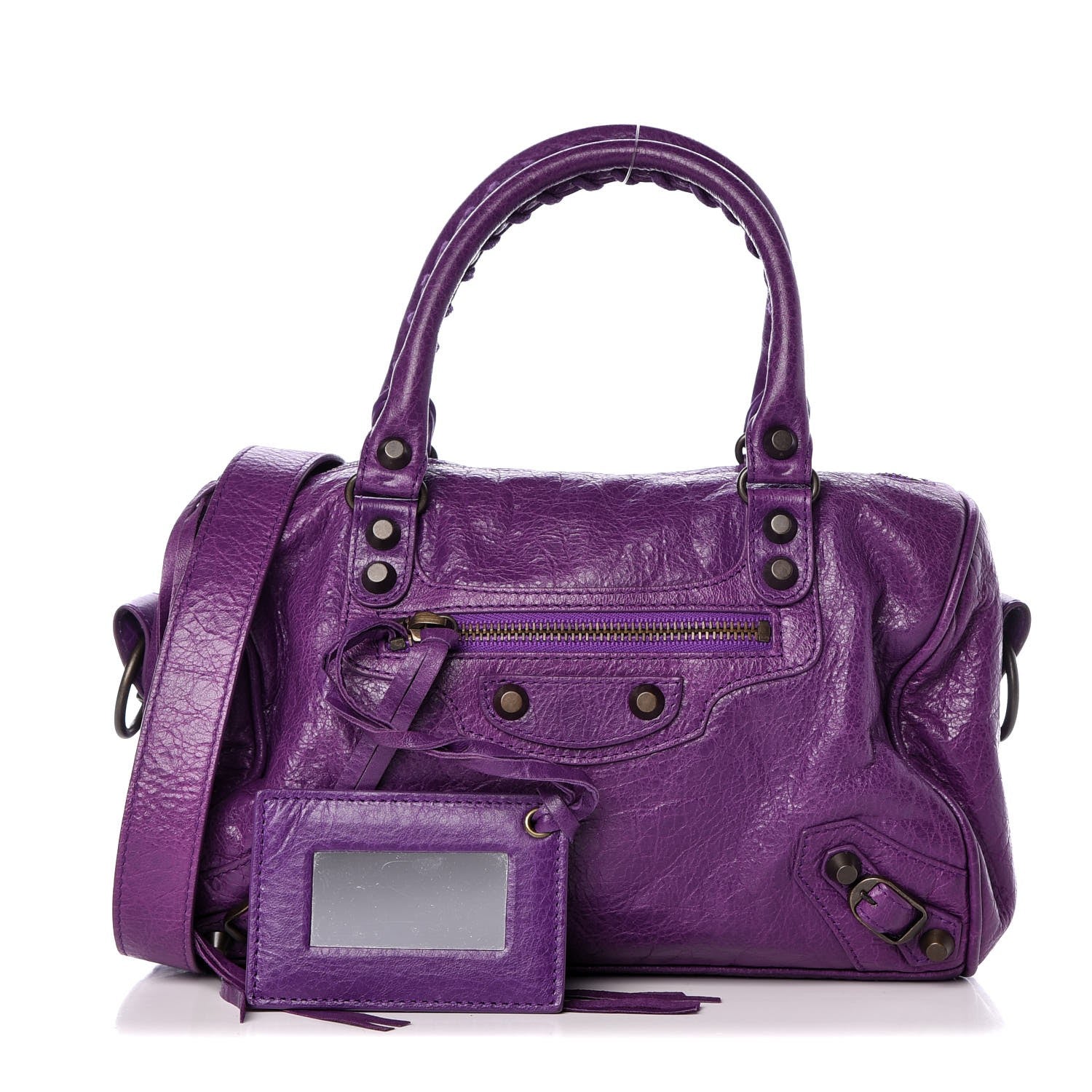 Balenciaga Agneau Classic Hardware Mini Twiggy Ultraviolet 1 of 8