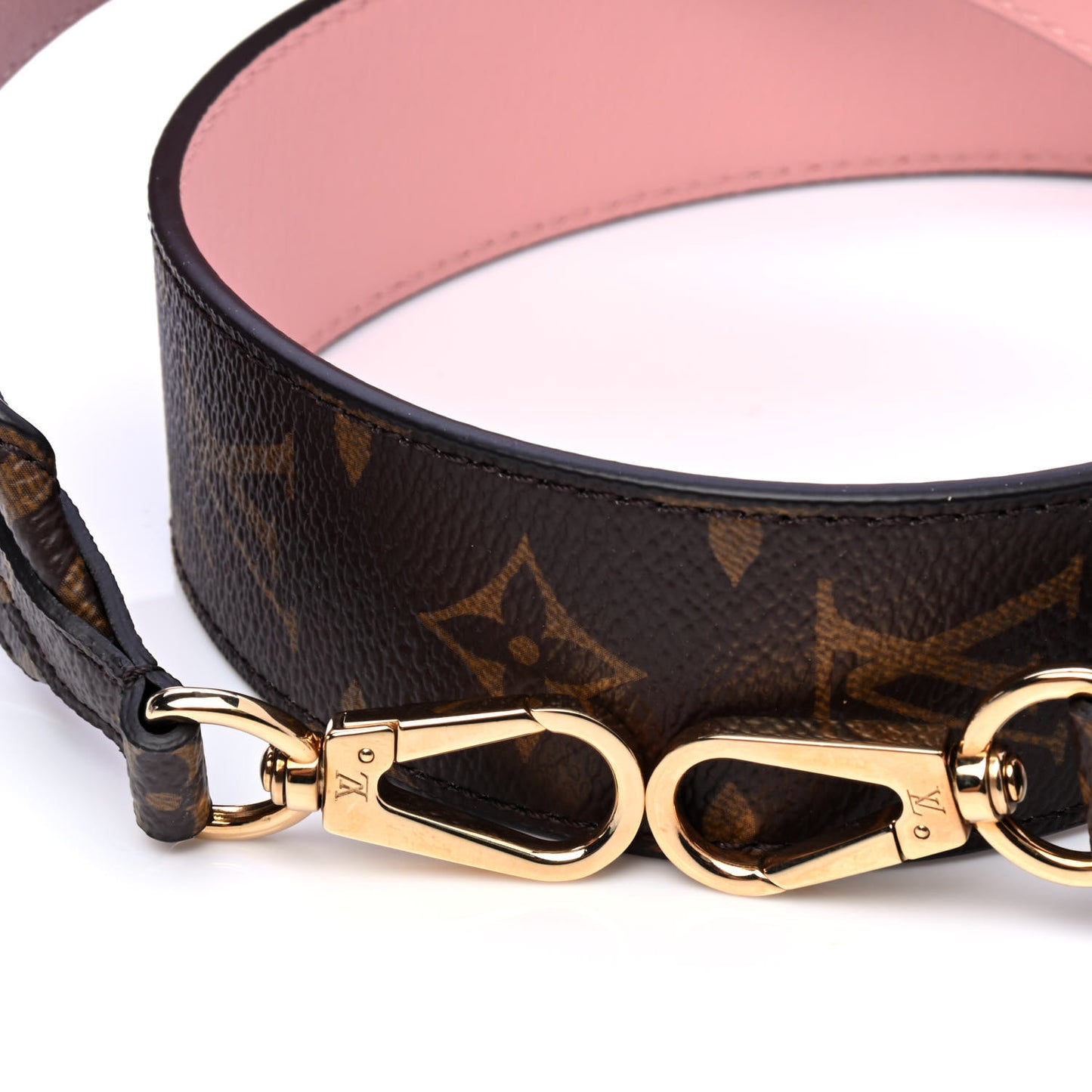 Monogram Bandouliere Shoulder Strap Rose Poudre