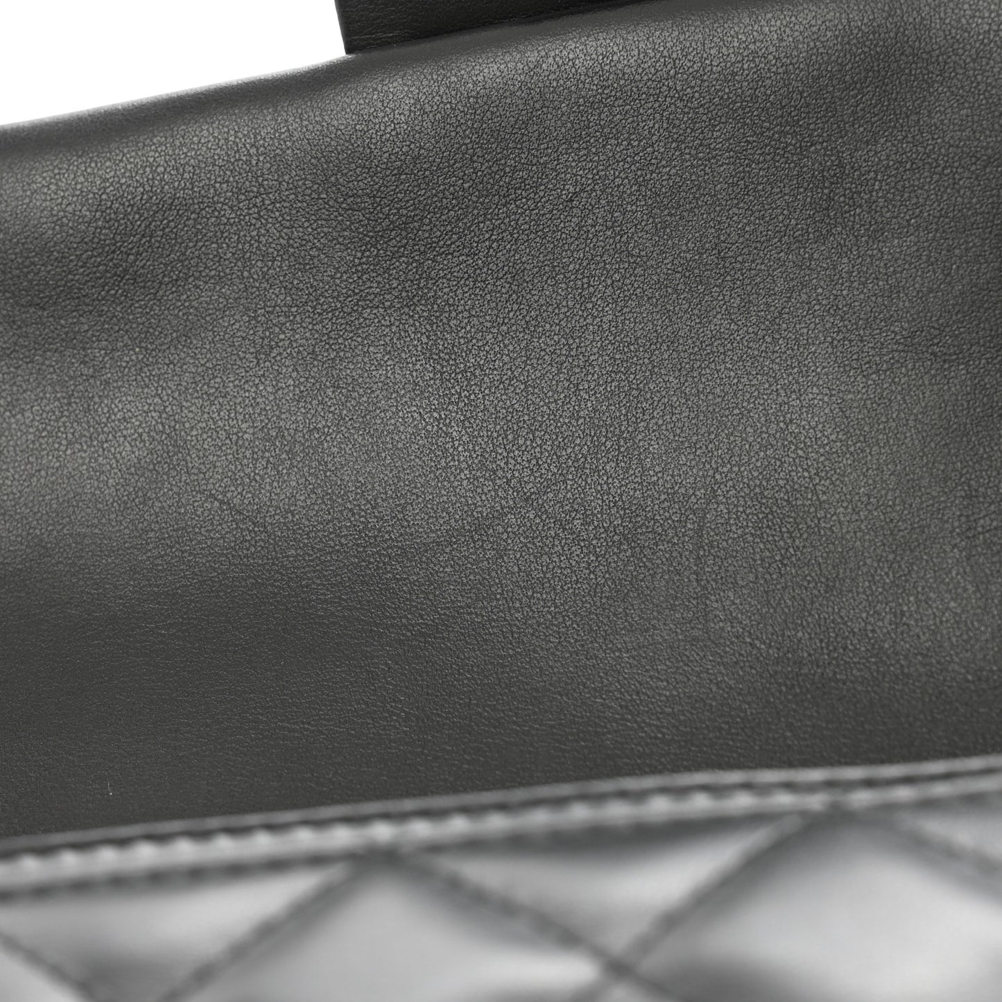 Calfskin Quilted CC Uniform Flap Belt Bag Black